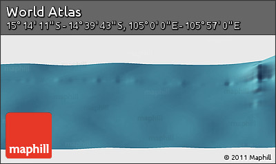 Satellite Panoramic Map of the Area around 14° 56' 57" S, 105° 28' 29" E