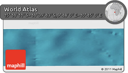 Satellite Panoramic Map of the Area around 14° 56' 57" S, 10° 16' 30" E