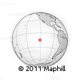 Outline Map of the Area around 14° 56' 57" S, 120° 37' 30" W, rectangular outline