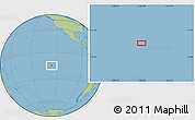 Savanna Style Location Map of the area around 14° 56' 57" S, 126° 34' 29" W