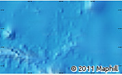 Shaded Relief Map of the area around 14° 56' 57" S, 135° 4' 29" W