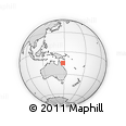 Outline Map of the Area around 14° 56' 57" S, 147° 58' 29" E, rectangular outline