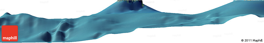 Satellite Horizon Map of the Area around 14° 56' 57" S, 148° 40' 30" W