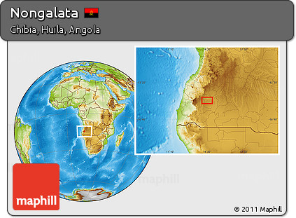 Physical Location Map of Nongalata
