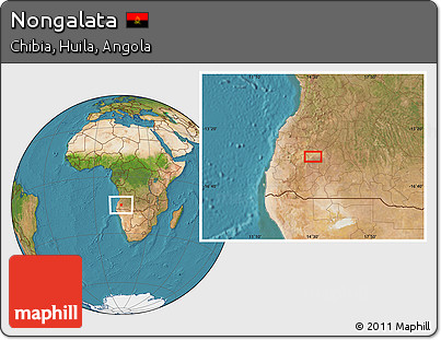 Satellite Location Map of Nongalata