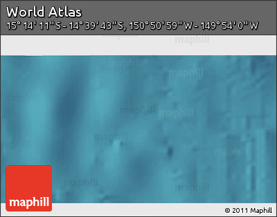 Satellite 3D Map of the Area around 14° 56' 57" S, 150° 22' 30" W