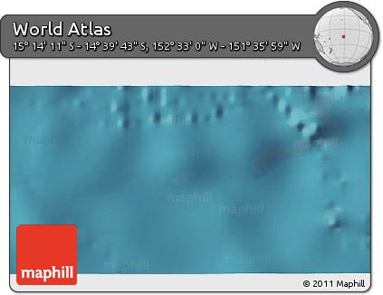 Satellite 3D Map of the Area around 14° 56' 57" S, 152° 4' 29" W
