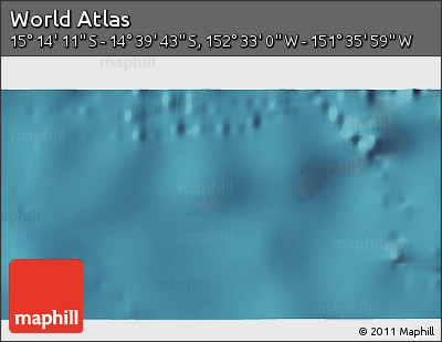 Satellite 3D Map of the Area around 14° 56' 57" S, 152° 4' 29" W