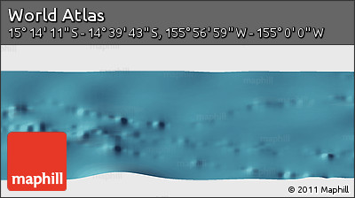 Satellite Panoramic Map of the Area around 14° 56' 57" S, 155° 28' 29" W