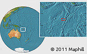 Satellite Location Map of the area around 14° 56' 57" S, 159° 1' 30" E
