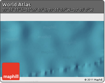 Satellite 3D Map of the Area around 14° 56' 57" S, 15° 13' 29" W