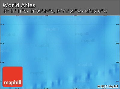 Physical Map of the Area around 14° 56' 57" S, 15° 13' 29" W