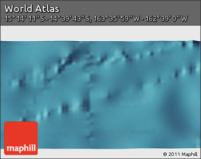 Satellite 3D Map of the Area around 14° 56' 57" S, 163° 7' 30" W