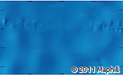 Physical Map of the area around 14° 56' 57" S, 164° 49' 29" W