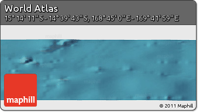 Satellite Panoramic Map of the Area around 14° 56' 57" S, 169° 13' 29" E