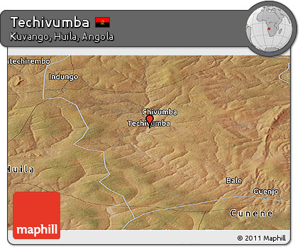 Satellite Panoramic Map of Techivumba