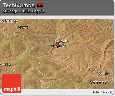 Satellite Panoramic Map of Techivumba