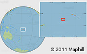Savanna Style Location Map of the area around 14° 56' 57" S, 175° 1' 30" W