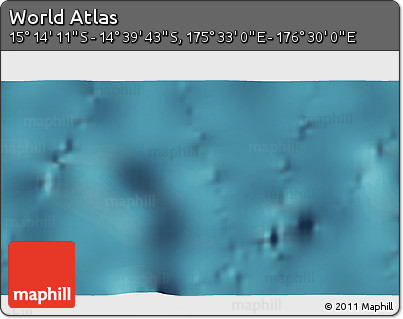 Satellite 3D Map of the Area around 14° 56' 57" S, 176° 1' 30" E