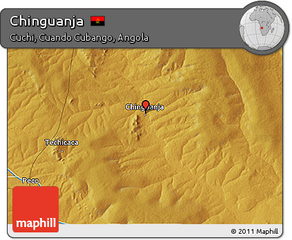 Physical 3D Map of Chinguanja