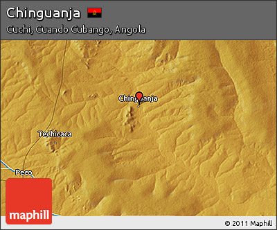 Physical 3D Map of Chinguanja