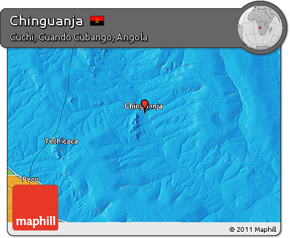 Political 3D Map of Chinguanja