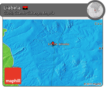 Political 3D Map of Liabela