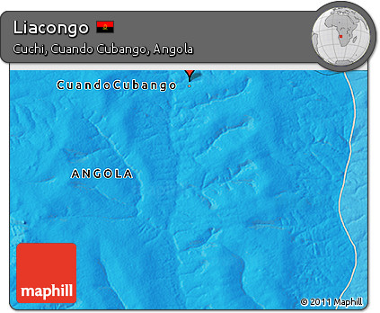 Political 3D Map of Liacongo