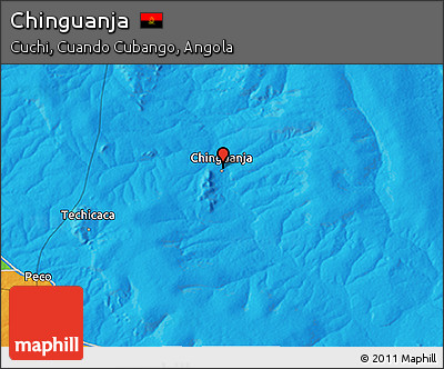 Political 3D Map of Chinguanja
