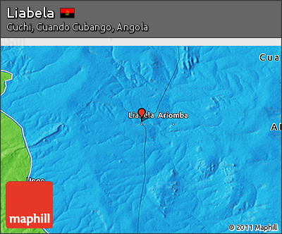 Political 3D Map of Liabela