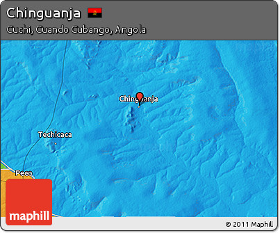 Political 3D Map of Chinguanja