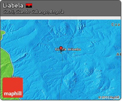 Political 3D Map of Liabela