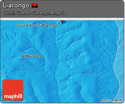 Political 3D Map of Liacongo