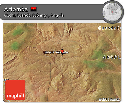 Satellite 3D Map of Ariomba