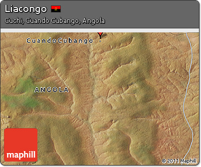 Satellite 3D Map of Liacongo