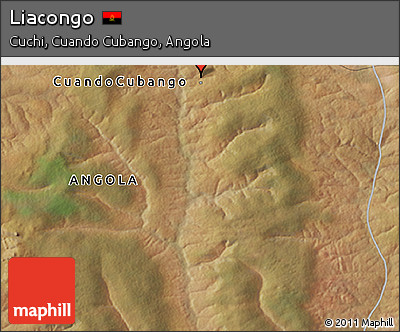 Satellite 3D Map of Liacongo