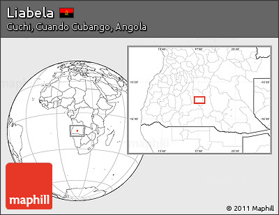Blank Location Map of Liabela