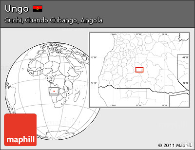 Blank Location Map of Ungo