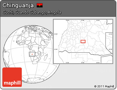 Blank Location Map of Chinguanja