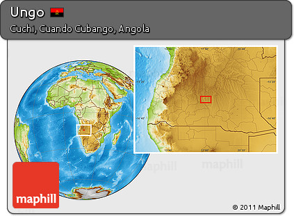 Physical Location Map of Ungo