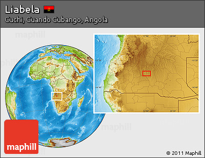 Physical Location Map of Liabela