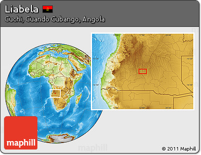 Physical Location Map of Liabela