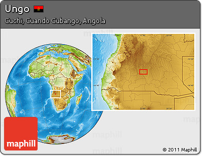 Physical Location Map of Ungo
