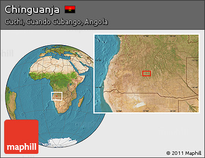 Satellite Location Map of Chinguanja