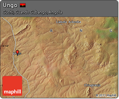 Satellite Map of Ungo