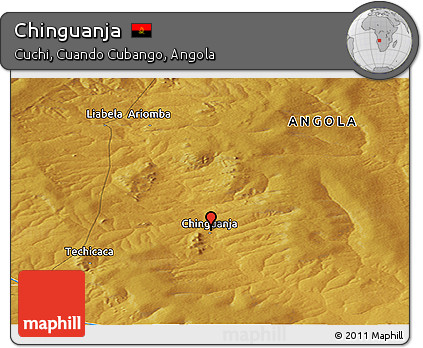 Physical Panoramic Map of Chinguanja