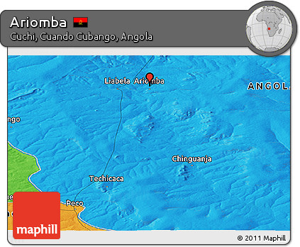 Political Panoramic Map of Ariomba