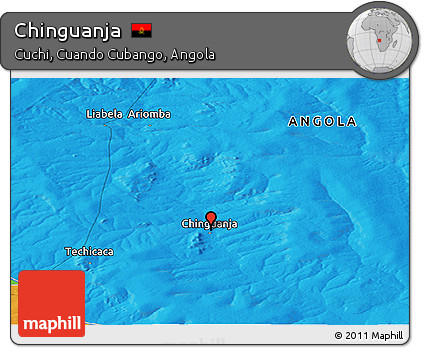 Political Panoramic Map of Chinguanja