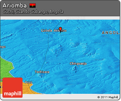 Political Panoramic Map of Ariomba