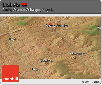 Satellite Panoramic Map of Liabela